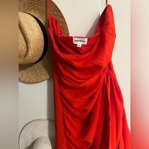 Red Superdown Revolve XL Dress